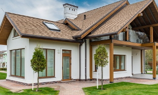 Проект дома с мансардой в Донецке | цена от 315600 рублей от Кампрок